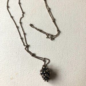 Pinecone Charm Necklace